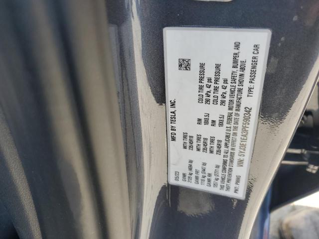 2023 TESLA MODEL 3 5YJ3E1EA3PF590342