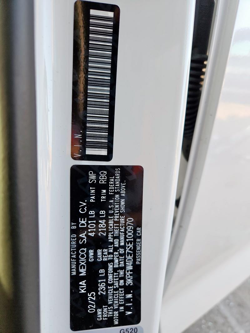 2025 KIA K4 GT LINE - 3KPFW4DE7SE100970