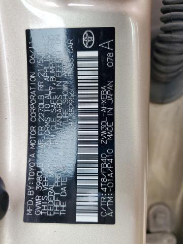 2011 TOYOTA PRIUS - JTDKN3DU0B1382956