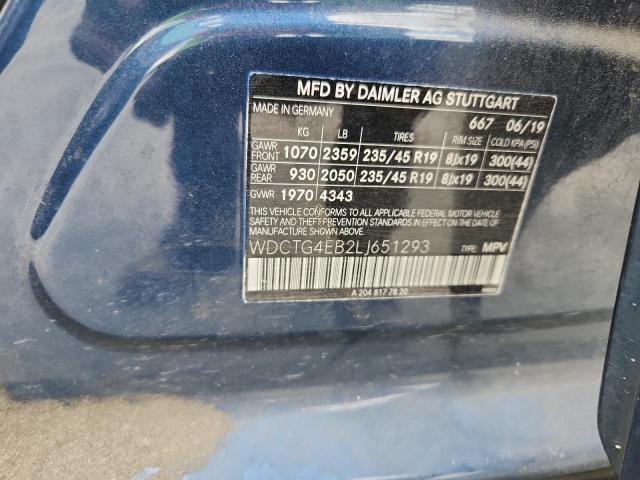 2020 MERCEDES-BENZ GLA 250 WDCTG4EB2LJ651293