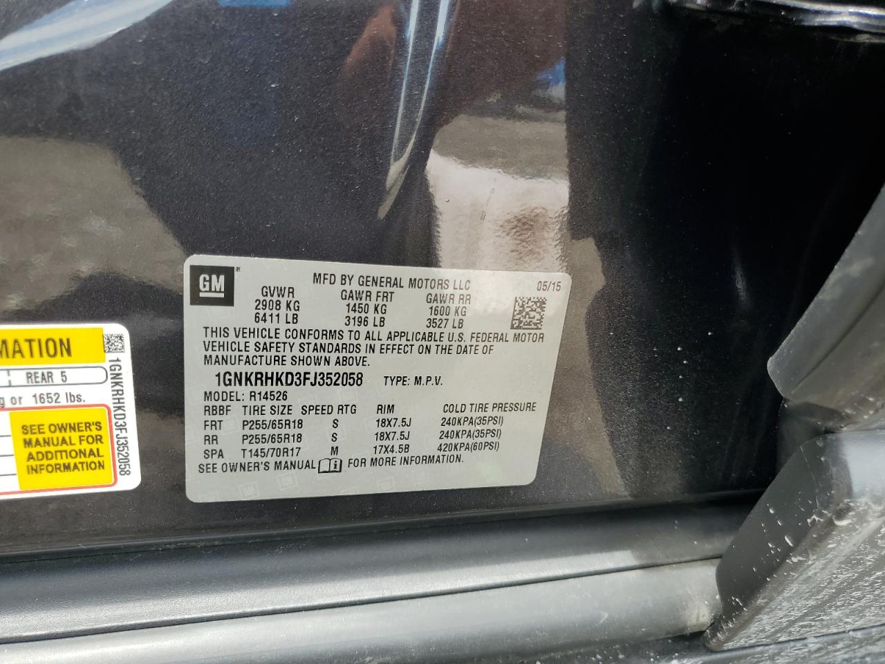 CHEVROLET TRAVERSE LT