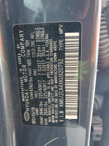 2019 HYUNDAI TUCSON SE KM8J2CA4XKU920792