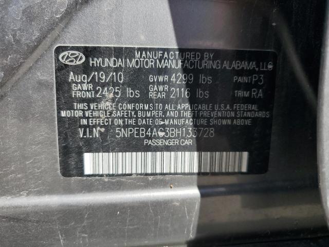 2011 HYUNDAI SONATA GLS - 5NPEB4AC3BH133728