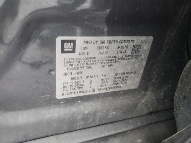 2017 BUICK ENCORE PRE KL4CJESB2HB173907