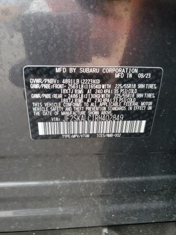 2024 SUBARU FORESTER L JF2SKALC1RH402849