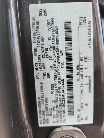 2021 FORD ESCAPE SEL - 1FMCU9CZ9MUA82448