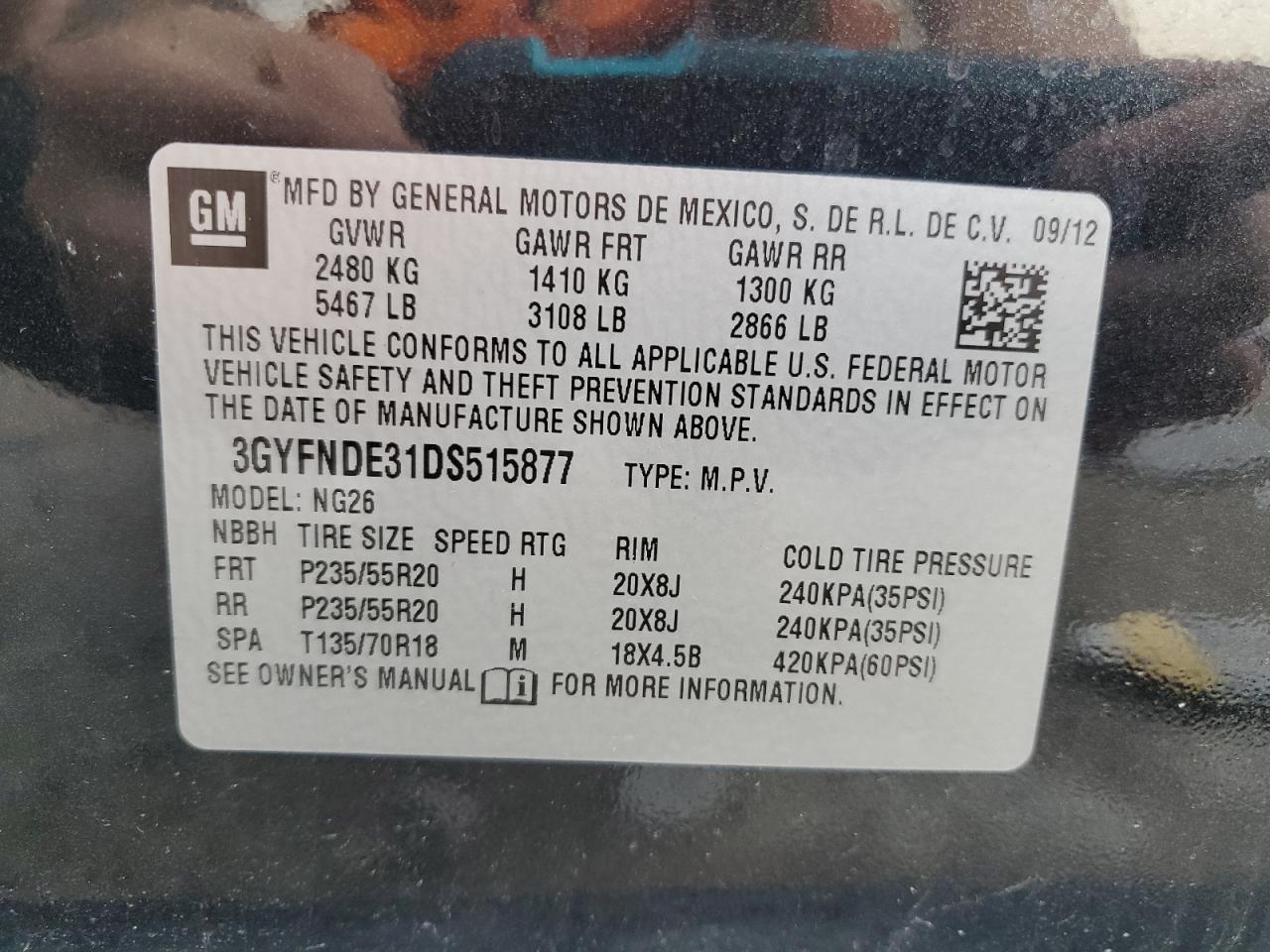 CADILLAC SRX PERFORMANCE COLLECTION