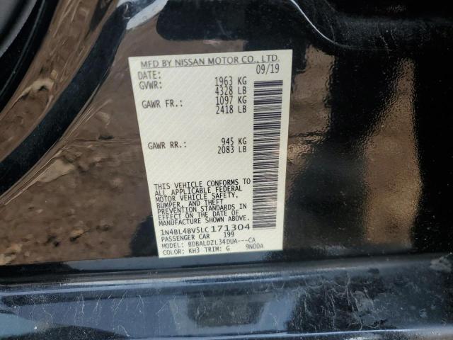 2020 NISSAN ALTIMA S - 1N4BL4BV5LC171304