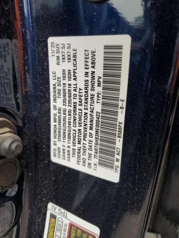 2021 HONDA CR-V EXL 7FART6H83ME000422