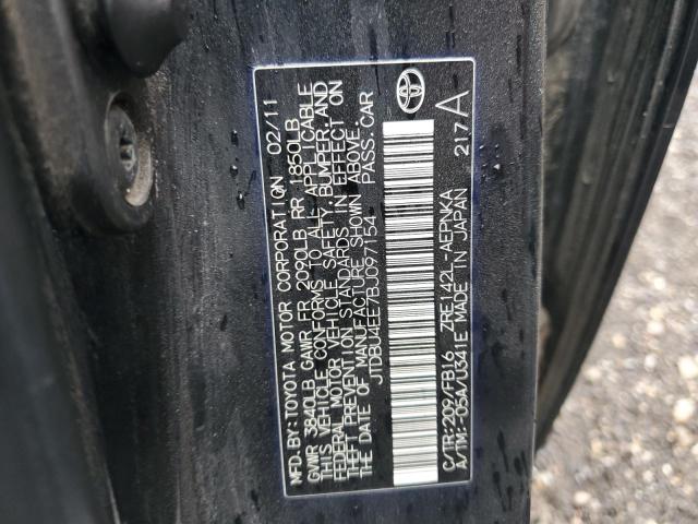 2011 TOYOTA COROLLA BA - JTDBU4EE7BJ097154