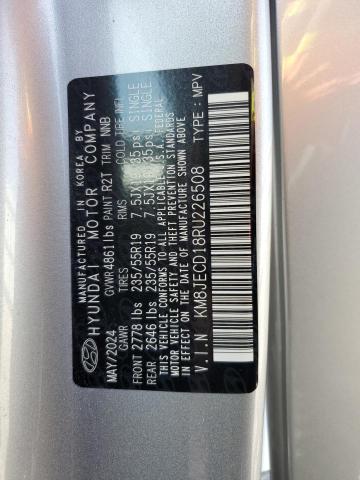 2024 HYUNDAI TUCSON LIM KM8JECD18RU226508