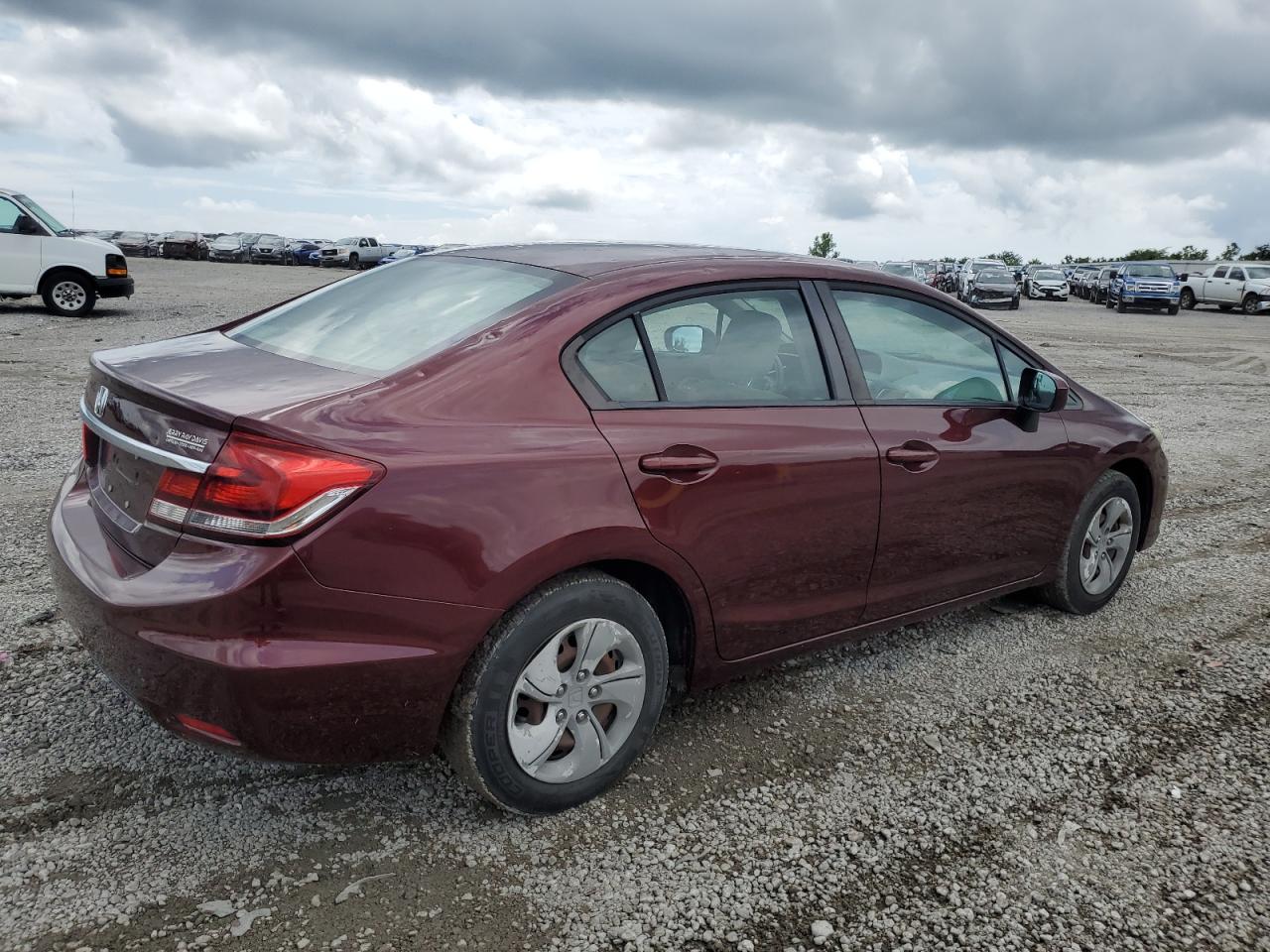 Lot #3212499844 2015 HONDA CIVIC LX