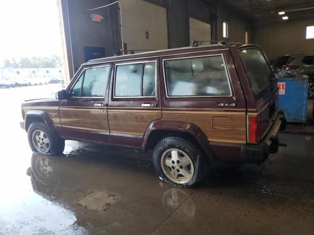 JEEP WAGONEER L 1988 maroon  gas 1JCMT7542JT150879 photo #3