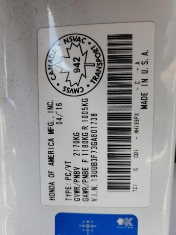 2016 ACURA TLX ADVANC 19UUB3F73GA801738