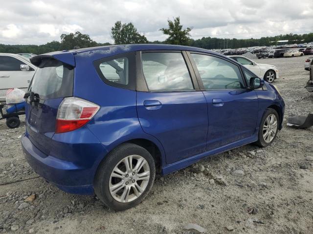 HONDA FIT SPORT 2010 blue hatchbac gas JHMGE8H41AS020235 photo #4