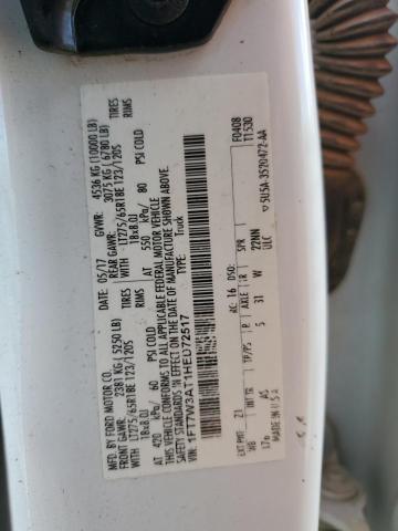 2017 FORD F350 SUPER 1FT7W3AT1HED72517