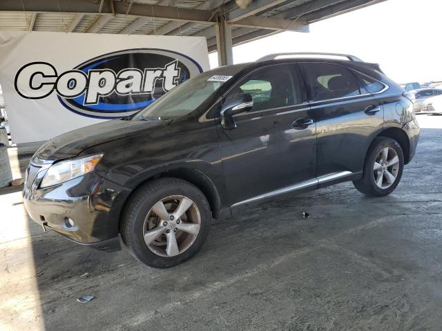 LEXUS RX 350 2012 black  gas 2T2BK1BA4CC137625 photo #1