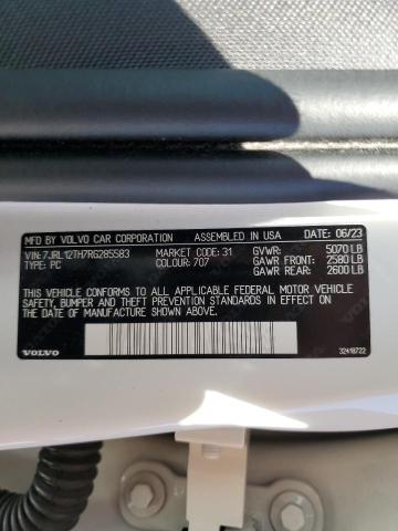 2024 VOLVO S60 PLUS 7JRL12TH7RG285583