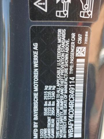 2024 BMW M850XI WBAFY4C04RCR49114
