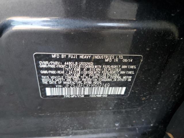2015 SUBARU FORESTER 2 - JF2SJAFCXFH502149
