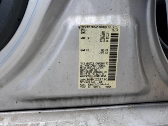 2015 NISSAN ALTIMA 2.5 1N4AL3AP8FC223750