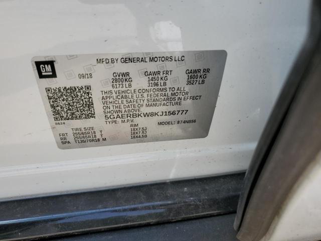 2019 BUICK ENCLAVE ES 5GAERBKW8KJ156777