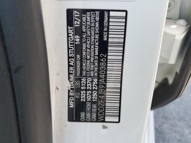 2018 MERCEDES-BENZ E 300 WDDZF4JB9JA403862