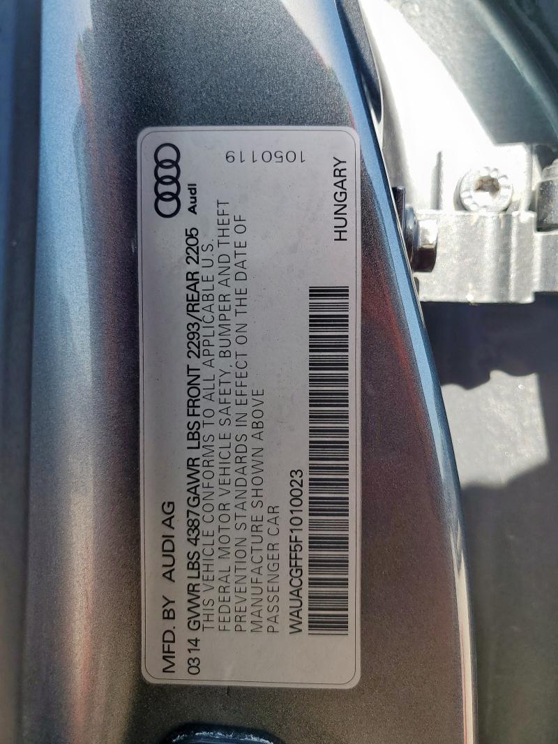 2015 AUDI A3 PREMIUM WAUACGFF5F1010023