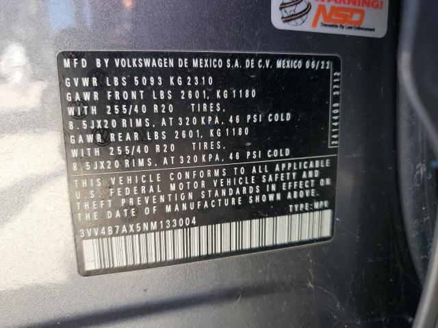 2022 VOLKSWAGEN TIGUAN SEL 3VV4B7AX5NM133004