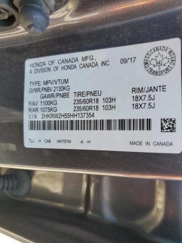 2HKRW2H55HH137354 2017 HONDA CRV