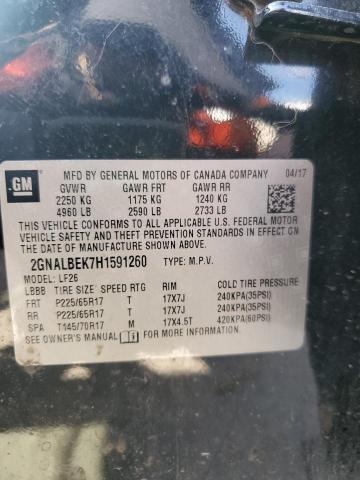 2017 CHEVROLET EQUINOX LS - 2GNALBEK7H1591260