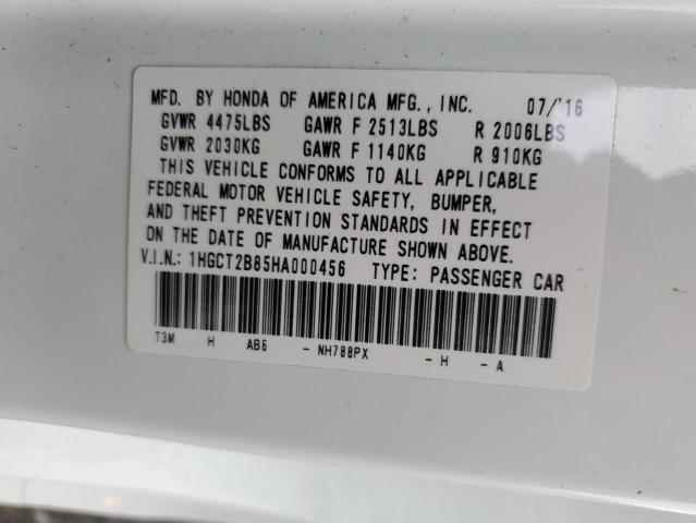 2017 HONDA ACCORD EXL 1HGCT2B85HA000456
