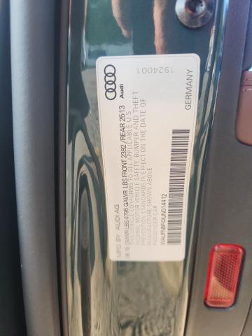 2018 AUDI A4 PRESTIG WAUFNBF4XJN014412