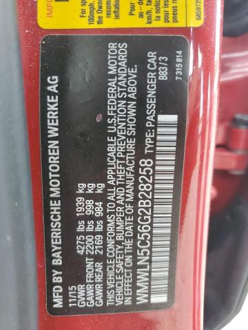 2016 MINI COOPER CLU WMWLN5C56G2B28258