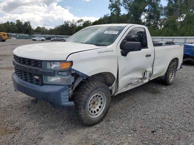 CHEVROLET SILVERADO 2020 white  gas 3GCNYAEF8LG125801 photo #1