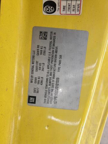 2018 CHEVROLET CAMARO LT 1G1FB3DS3J0101559