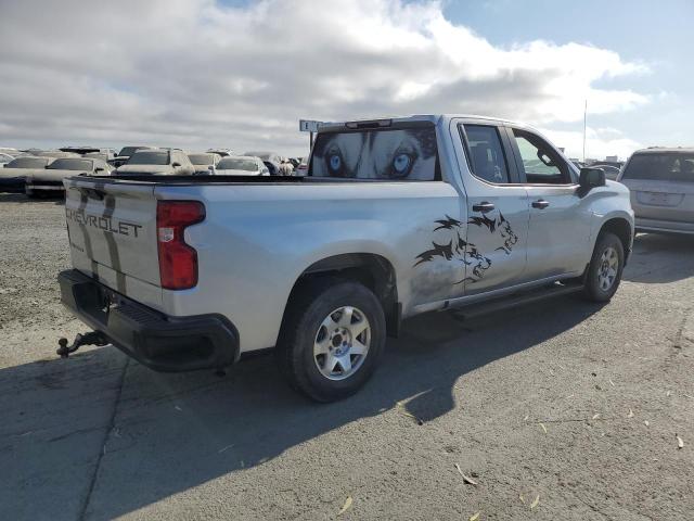 CHEVROLET SILVERADO 2019 silver  gas 1GCRWAEF1KZ215720 photo #4