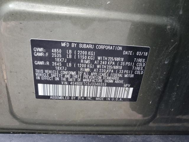 2018 SUBARU OUTBACK TO 4S4BSETC5J3346059