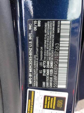 2016 MERCEDES-BENZ C 300 4MAT 55SWF4KB9GU107363