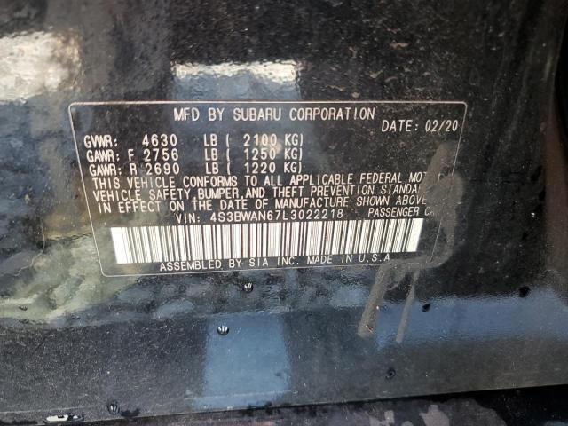 2020 SUBARU LEGACY LIM 4S3BWAN67L3022218