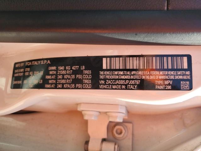 2018 JEEP RENEGADE L ZACCJABB5JPJ08797