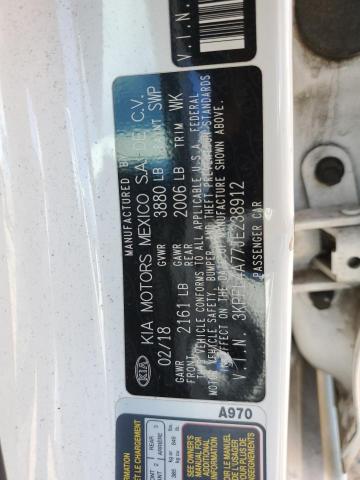 2018 KIA FORTE LX 3KPFL4A77JE238912