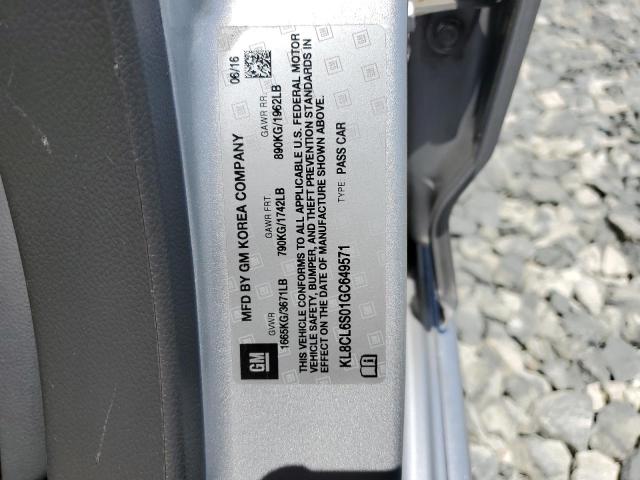 2016 CHEVROLET SPARK EV 2 KL8CL6S01GC649571