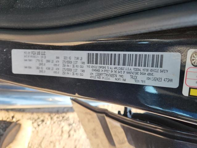 2019 RAM 1500 BIG H 1C6SRFFT7KN702574