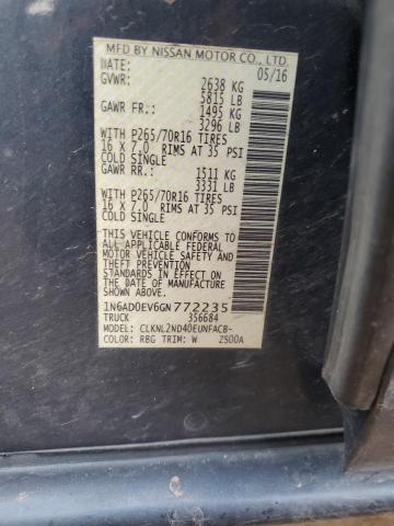 2016 NISSAN FRONTIER S - 1N6AD0EV6GN772235