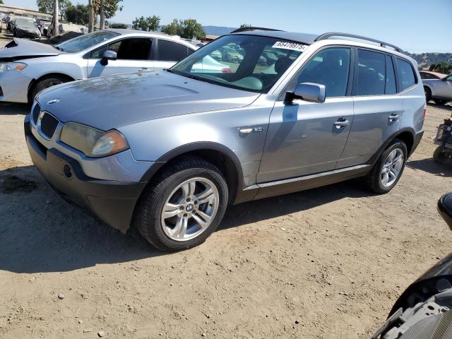 BMW X3 3.0I 2004 blue 4dr spor gas WBXPA93464WC32755 photo #1
