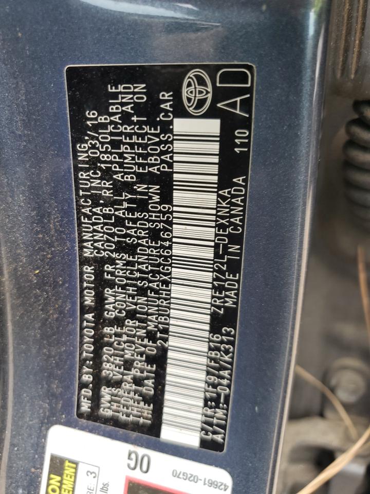 Toyota Corolla l 2016