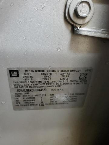 2017 GMC TERRAIN SL 2GKALNEK5H6344529