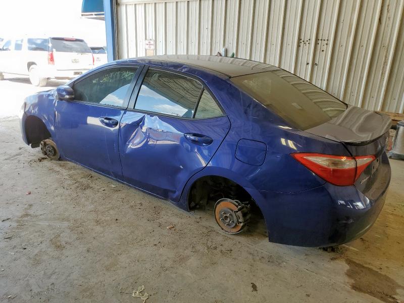 TOYOTA COROLLA L 2014 blue  gas 2T1BURHE7EC016095 photo #3
