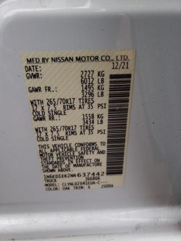 2022 NISSAN FRONTIER S #3293292464